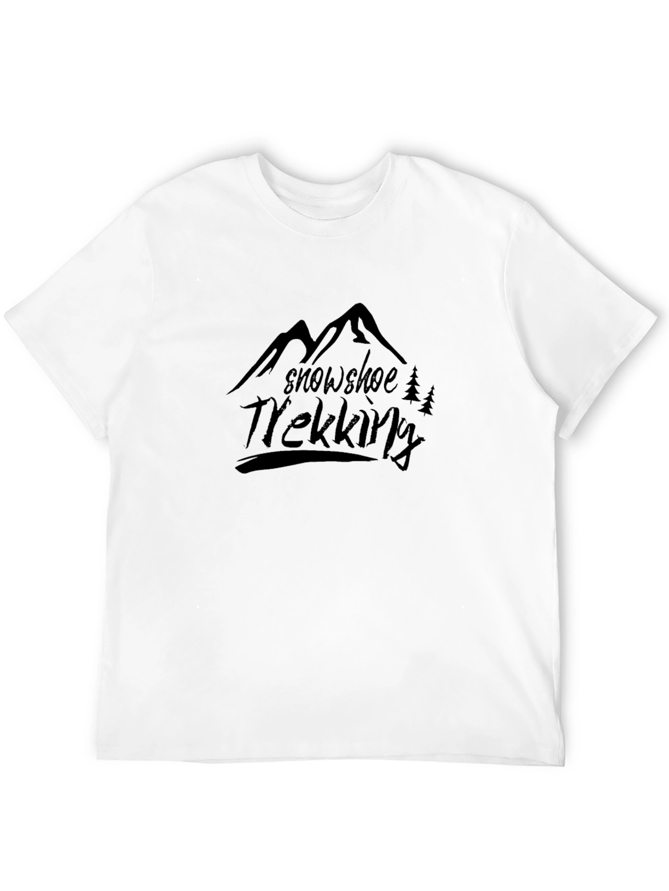 Snowshoe Trekking Black Graphic Tee