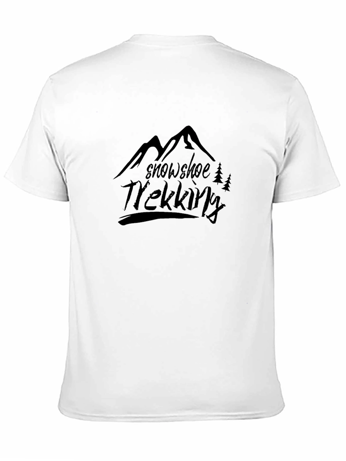 Snowshoe Trekking Black Graphic Tee