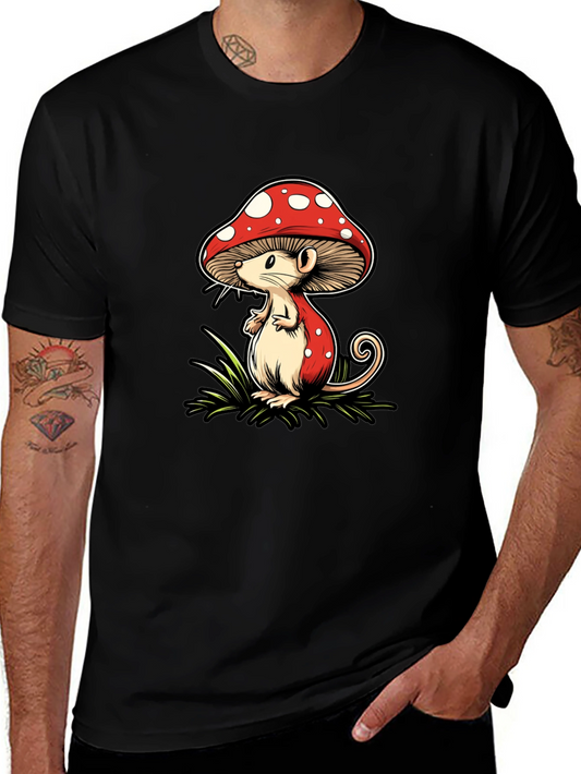 Mushroom Mouse Graphic Tee