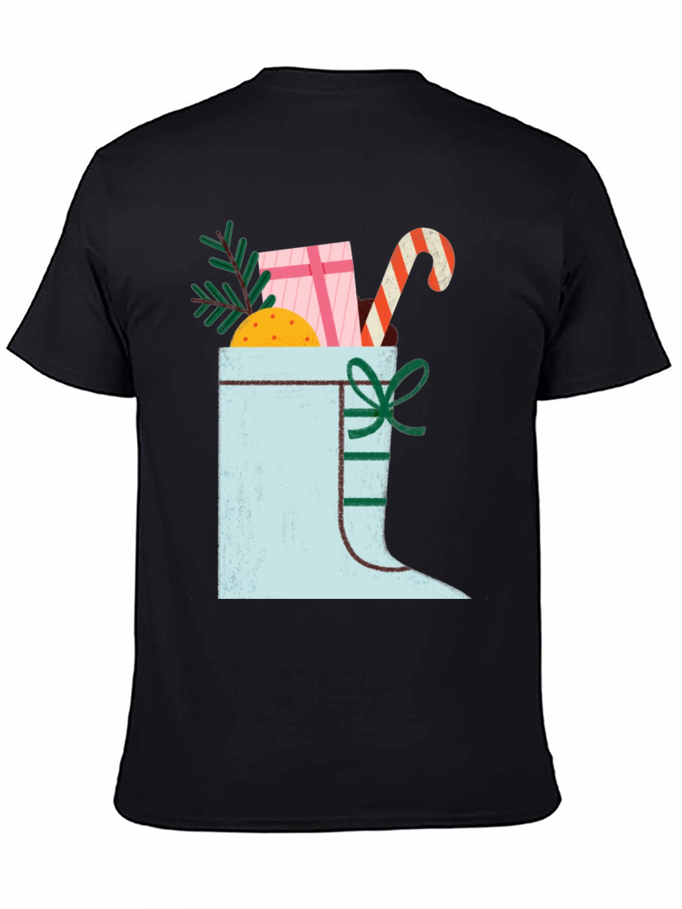 Festive Christmas Boot Graphic Tee