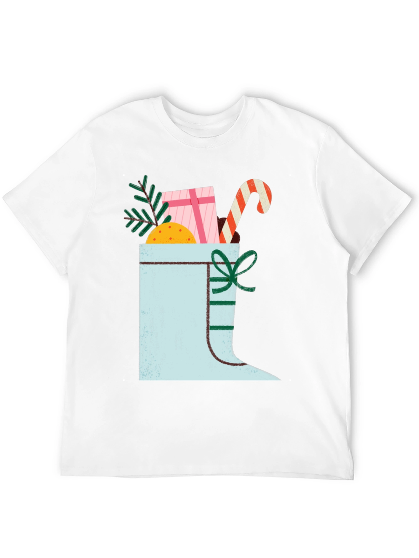Festive Christmas Boot Graphic Tee