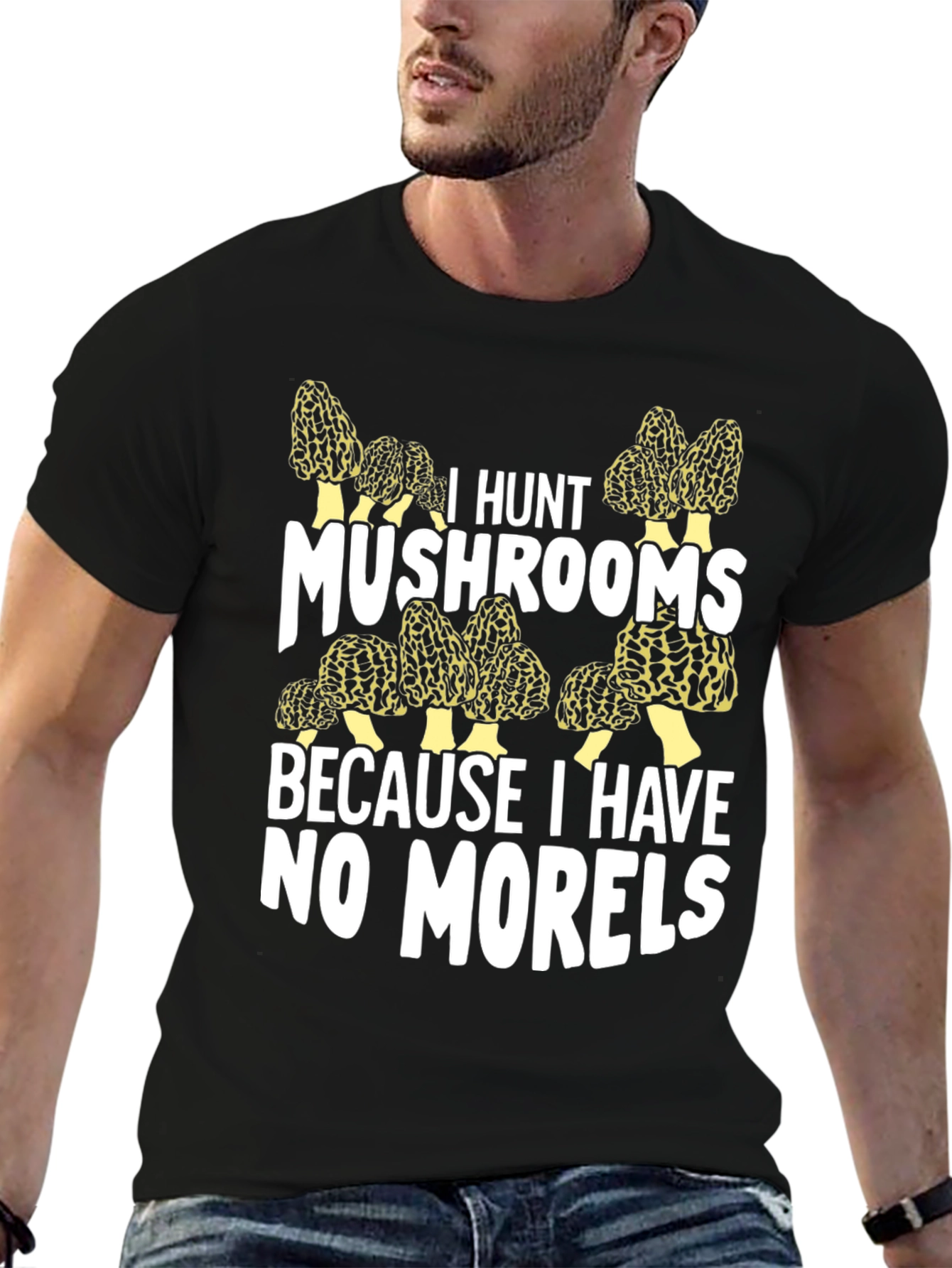 Mushroom Hunting T-Shirt - No Morels