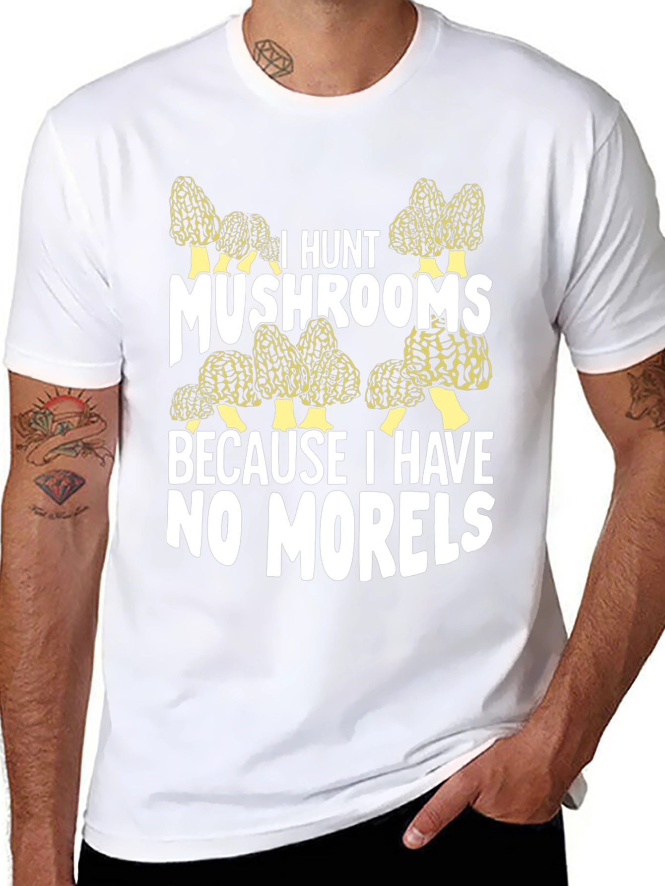 Mushroom Hunting T-Shirt - No Morels