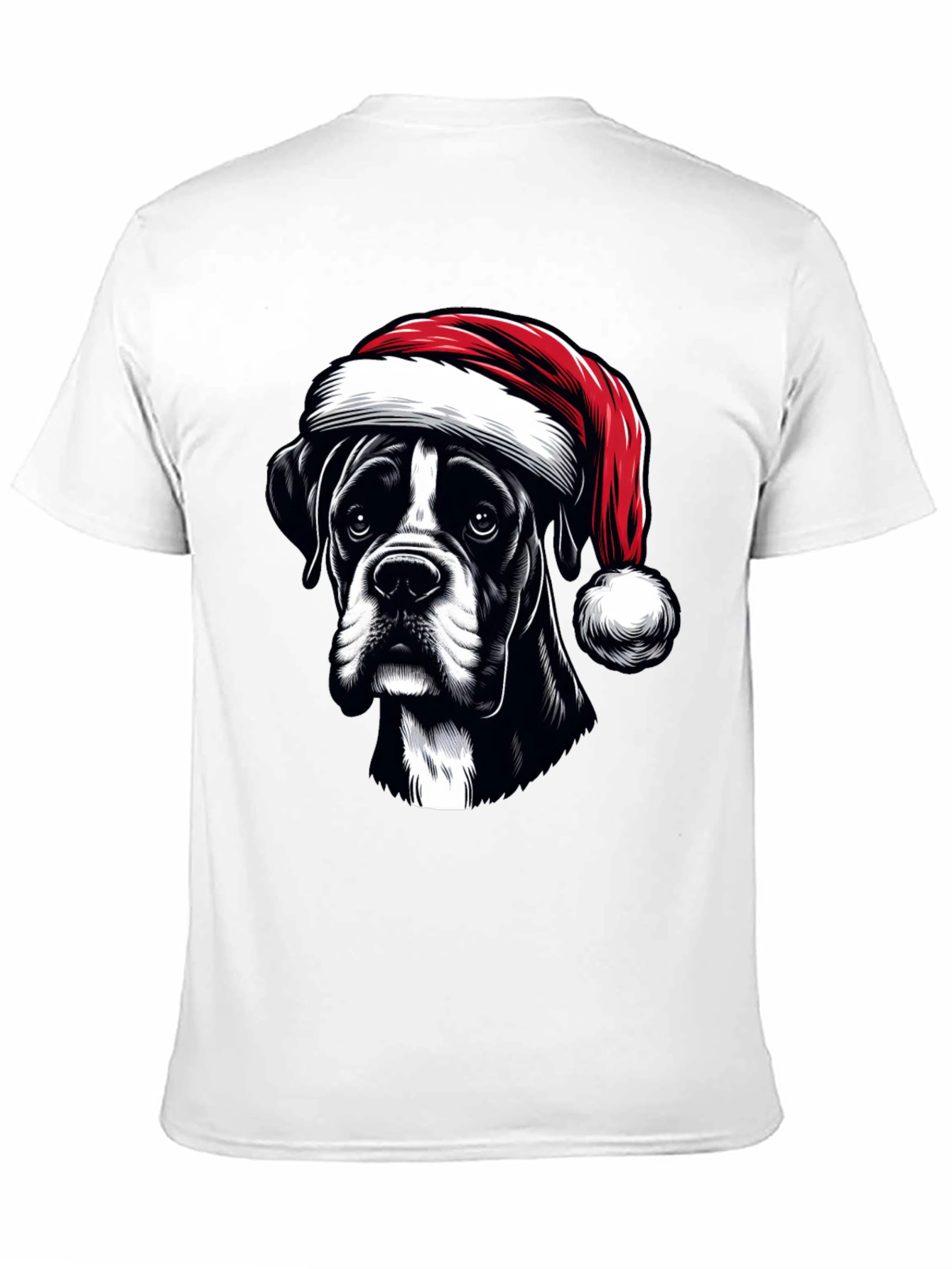 Christmas Dog Graphic Tee - Holiday Cheer