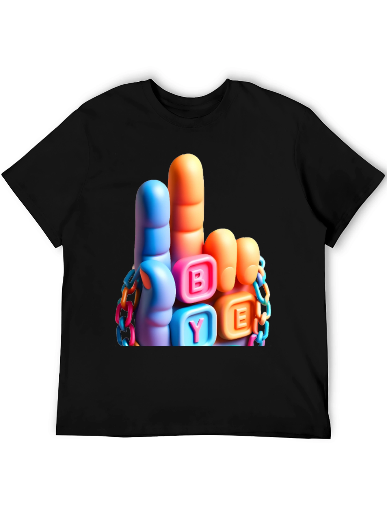 Funny BYE Middle Finger T-Shirt