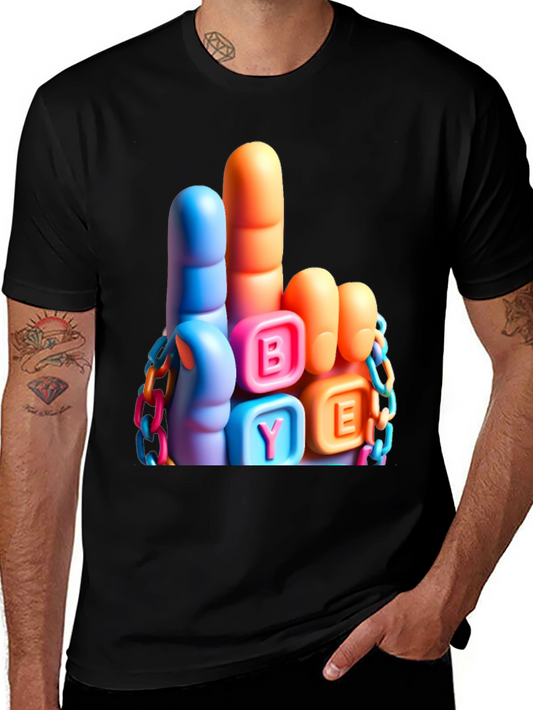 Funny BYE Middle Finger T-Shirt