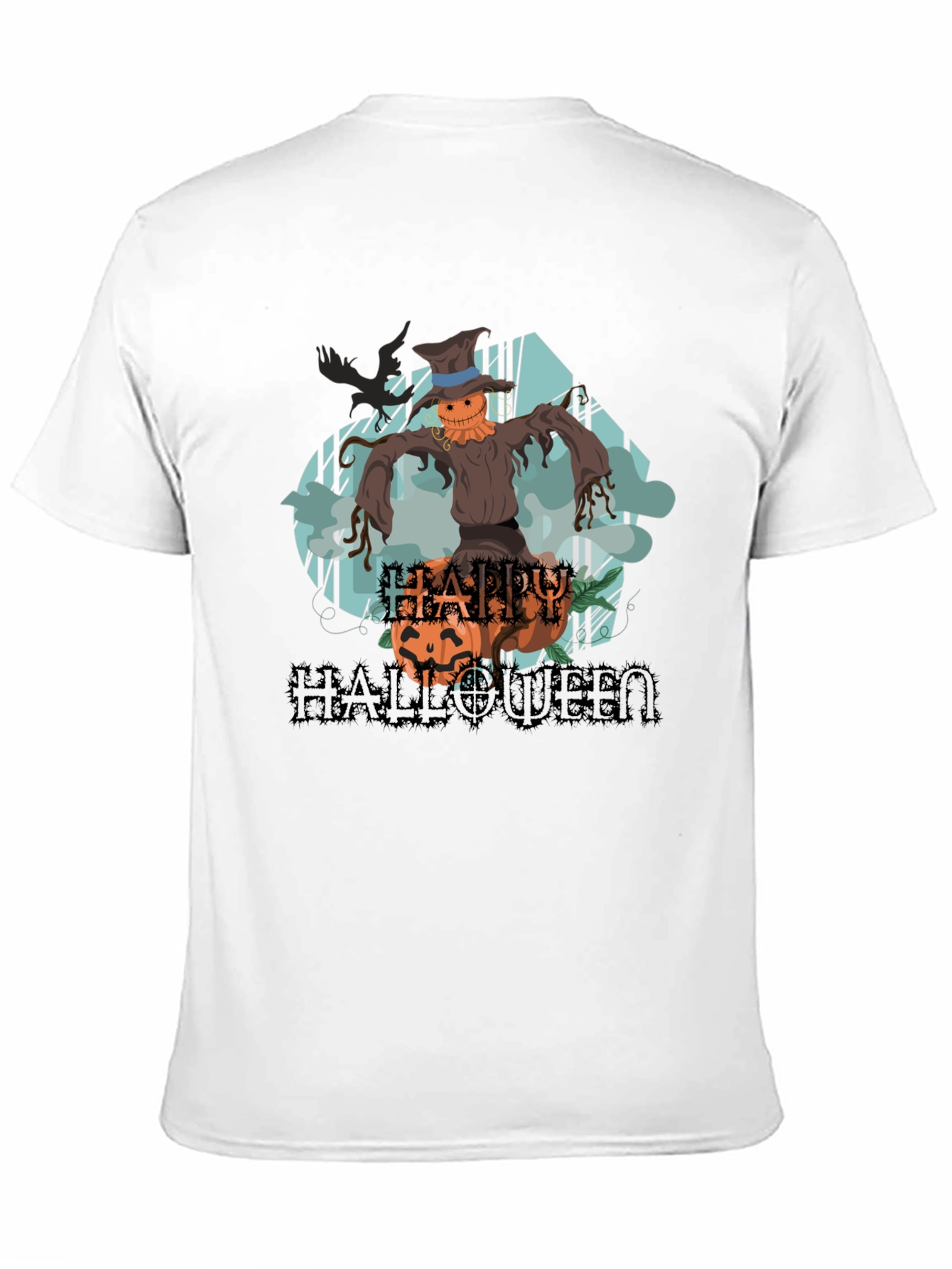 Happy Halloween Scarecrow Graphic Tee