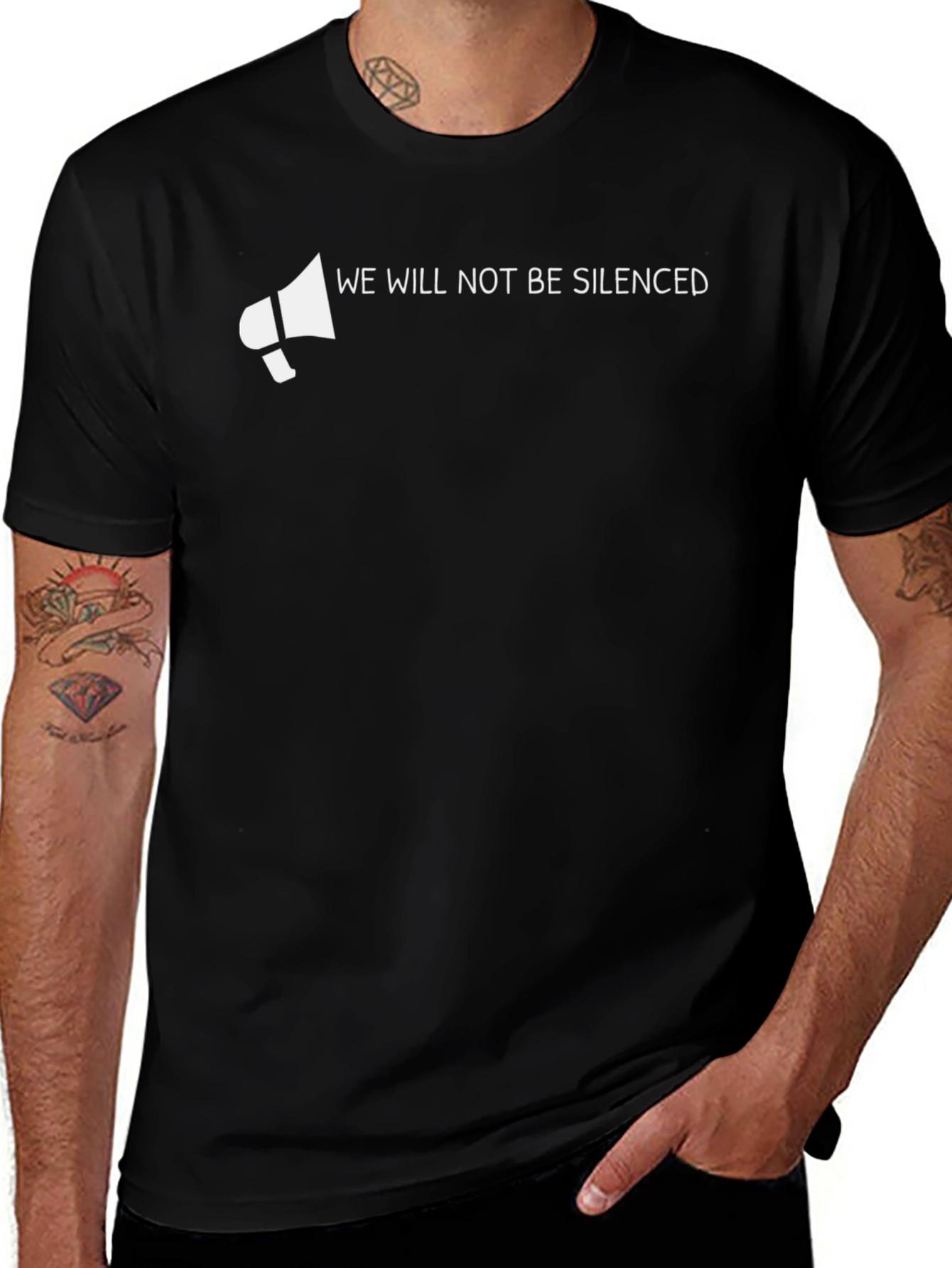 We Will Not Be Silenced Graphic Tee