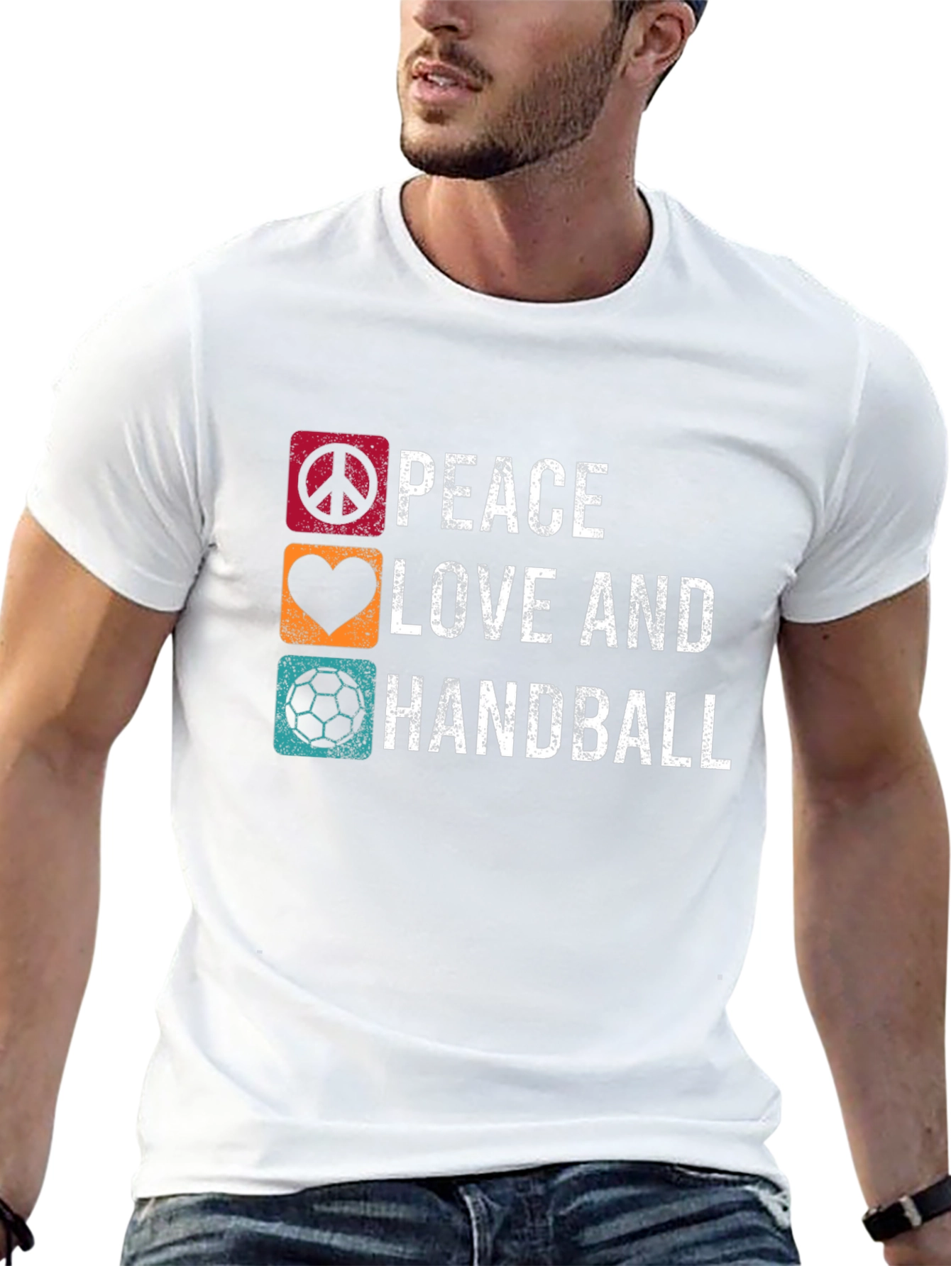 Peace Love and Handball T-Shirt