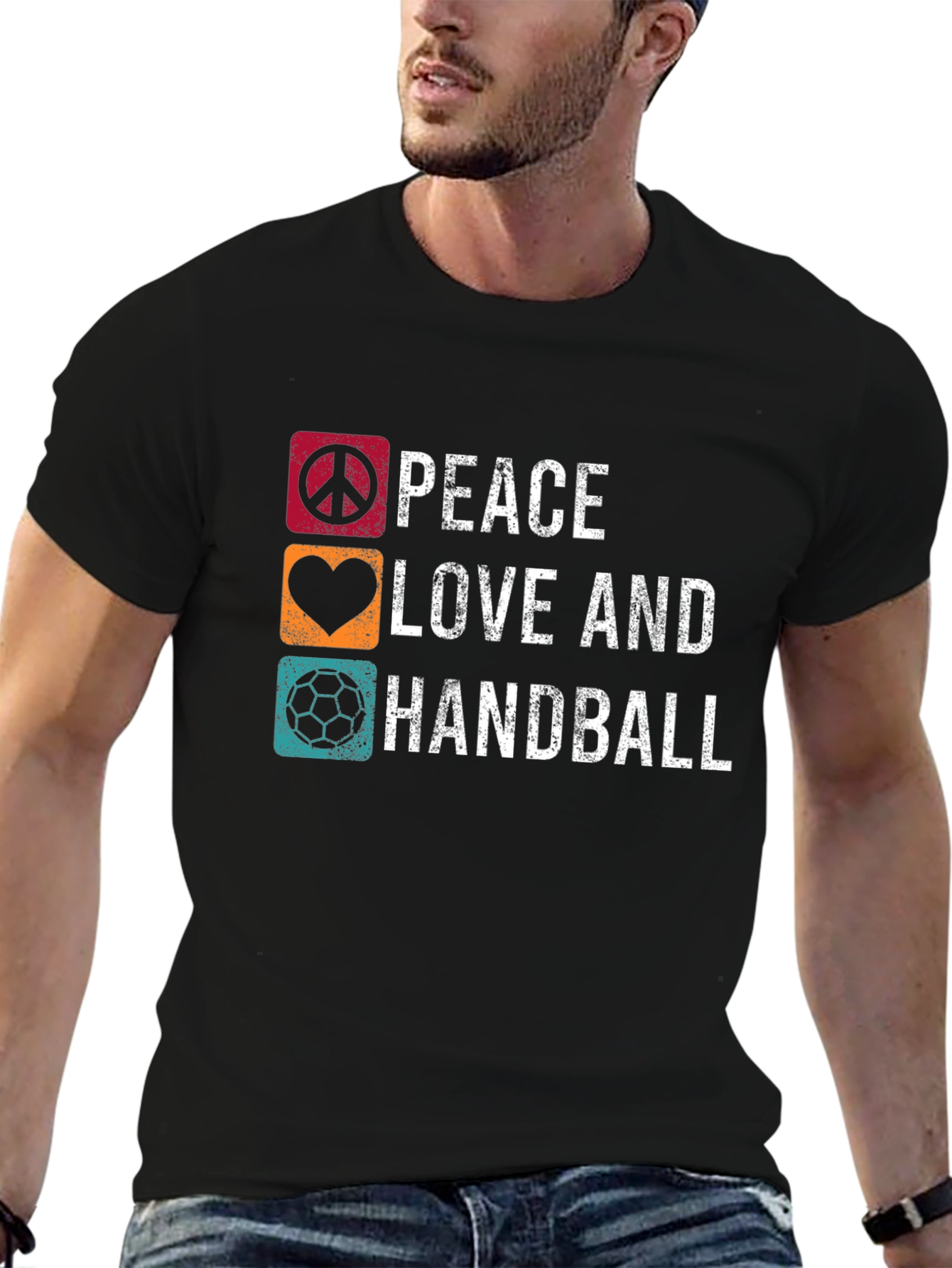 Peace Love and Handball T-Shirt