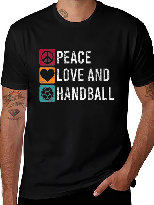 Peace Love and Handball T-Shirt