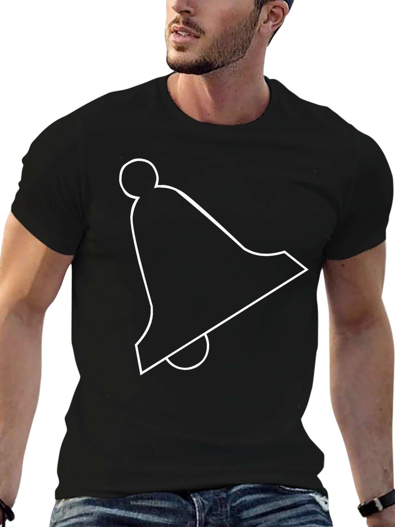 Black Bell Graphic Tee - Stylish Casual Wear
