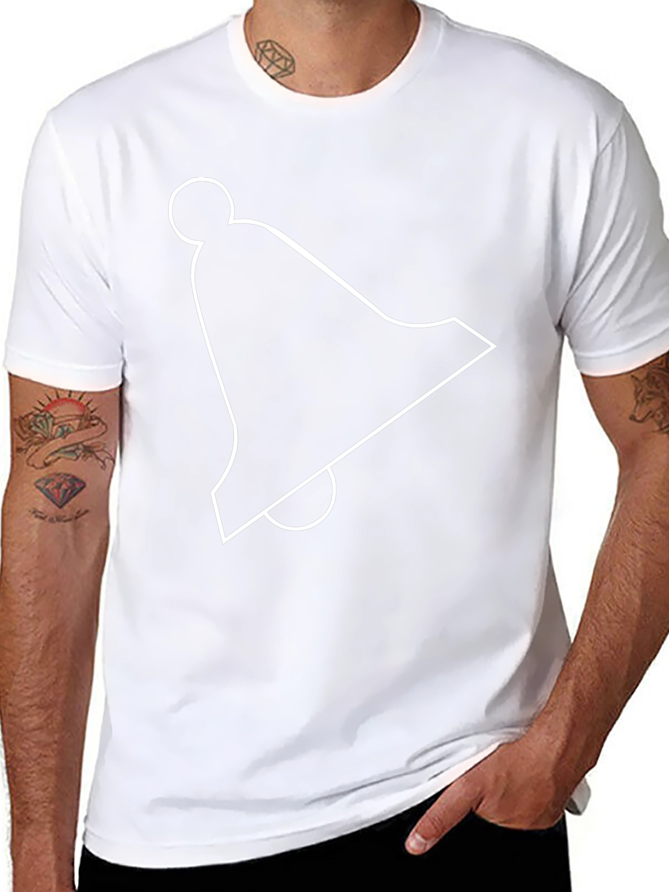 Black Bell Graphic Tee - Stylish Casual Wear