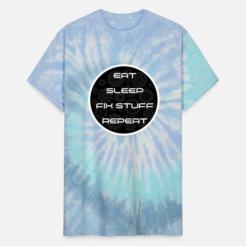 eat sleep fix stuff repeat, funny gear mechanics