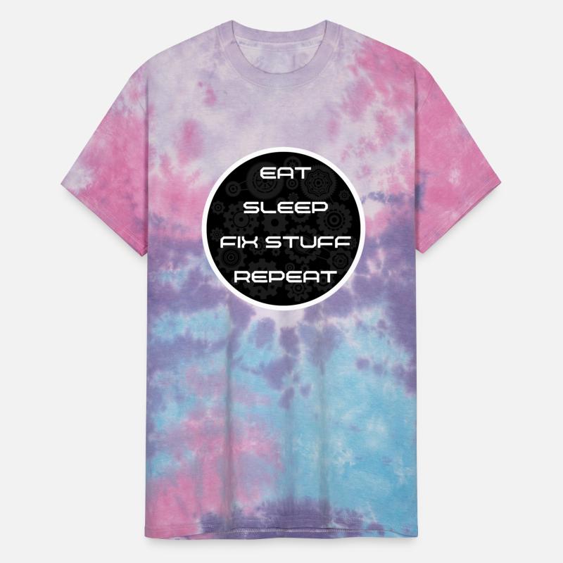 eat sleep fix stuff repeat, funny gear mechanics