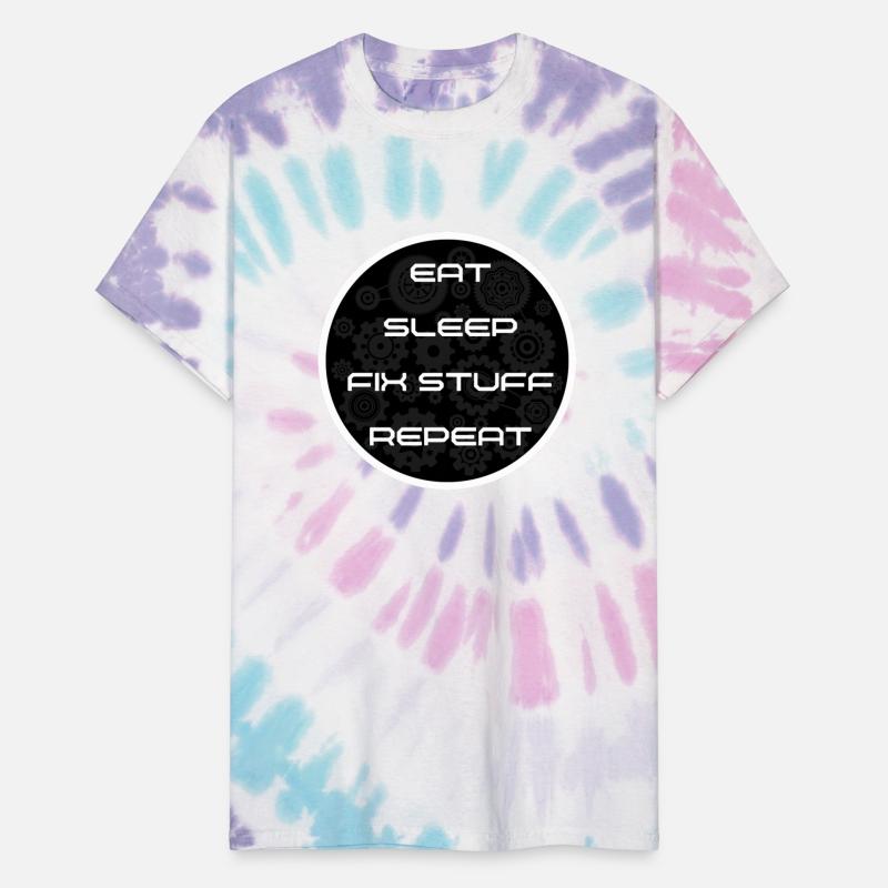 eat sleep fix stuff repeat, funny gear mechanics