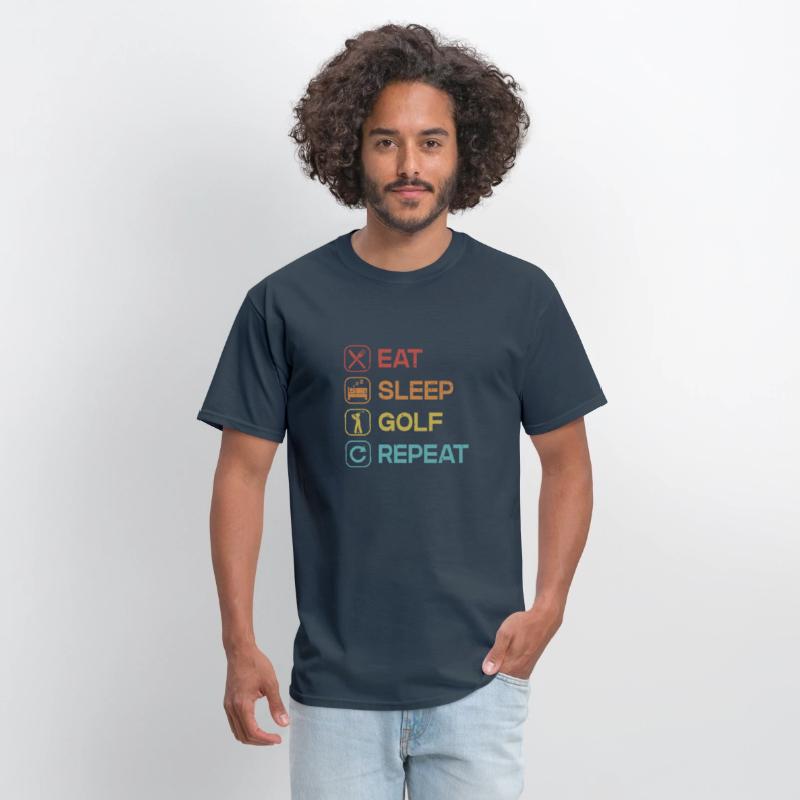 Eat Sleep Golf Repeat Golfer Golfing Legend