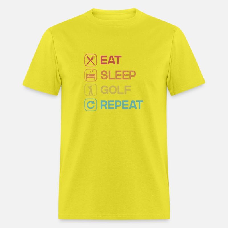 Eat Sleep Golf Repeat Golfer Golfing Legend