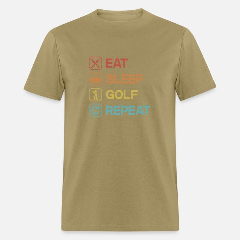 Eat Sleep Golf Repeat Golfer Golfing Legend