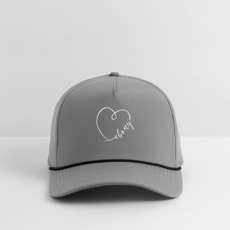 Ebony Name Heart Calligraphy