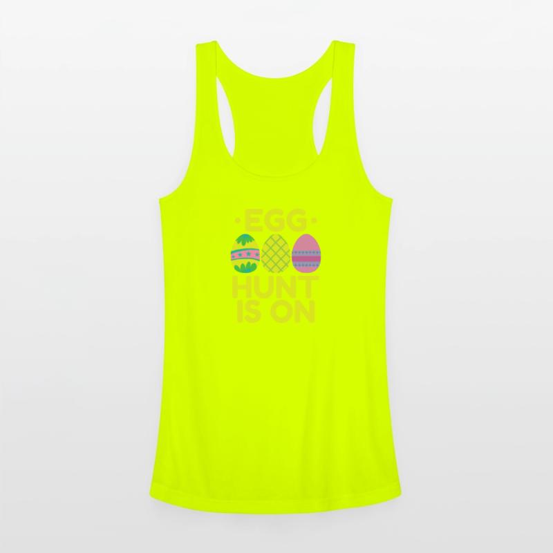 Egg Hunt is on Easter colorful Easter Eggs