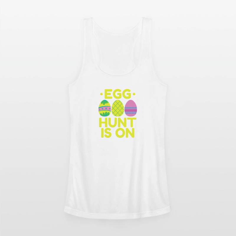 Egg Hunt is on Easter colorful Easter Eggs