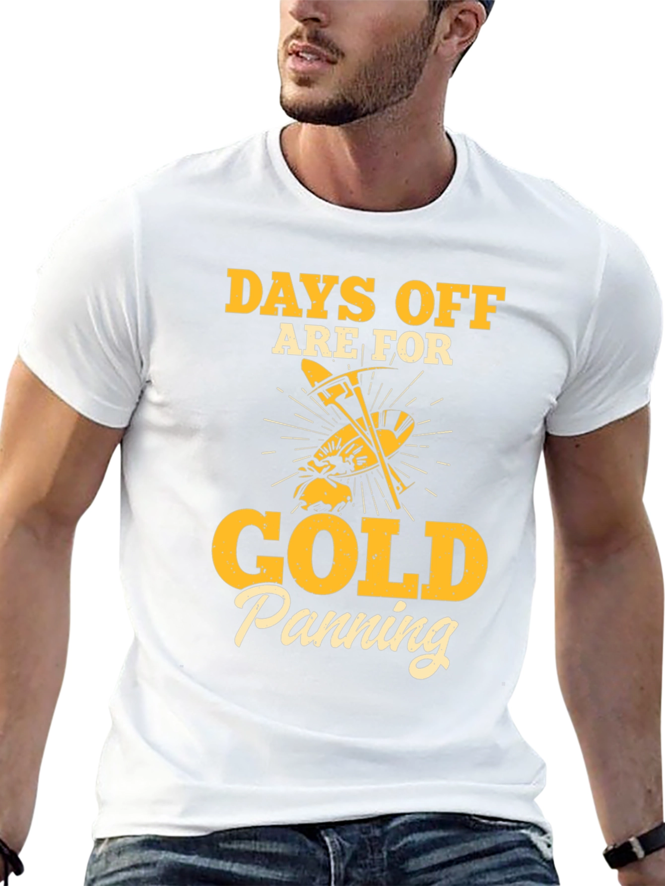 Gold Panning T-Shirt - Days Off Are For...