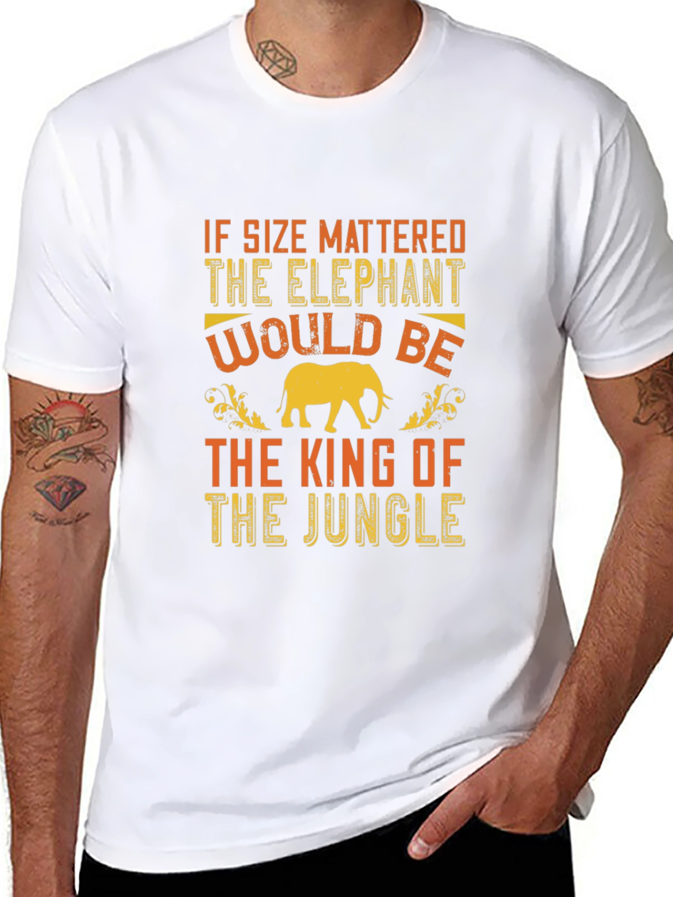 Elephant King of the Jungle T-Shirt