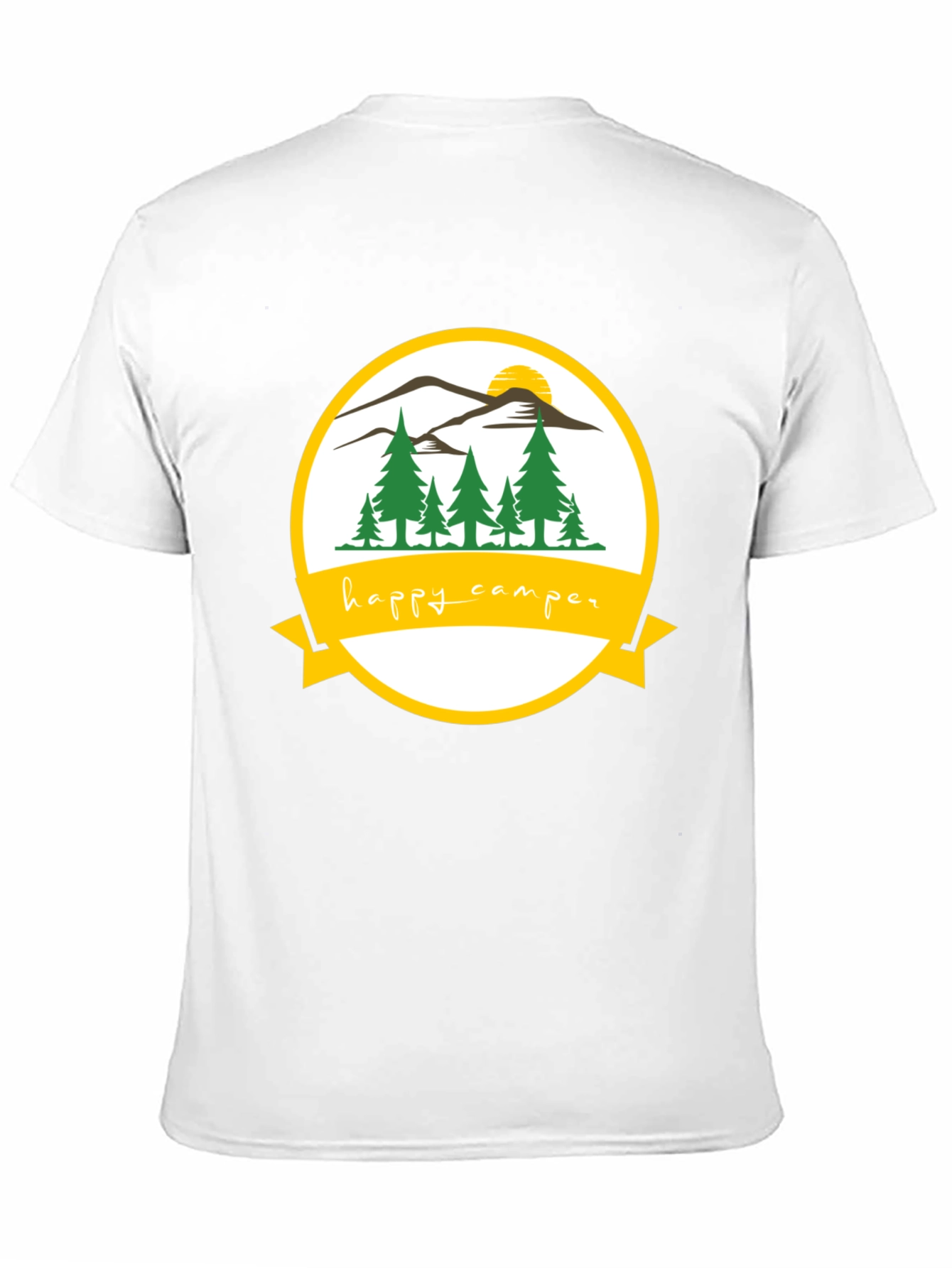 Happy Camper Graphic T-Shirt Outdoor Adventure Tee
