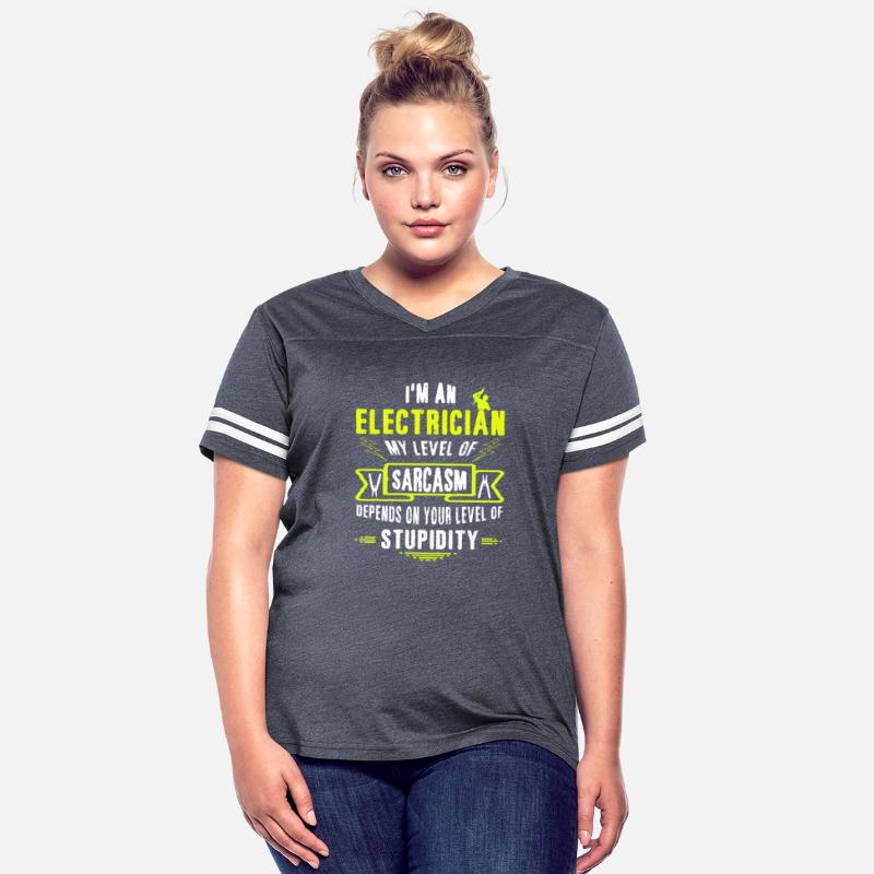 Electrician Sarcasm Level Tee Electrical Worker