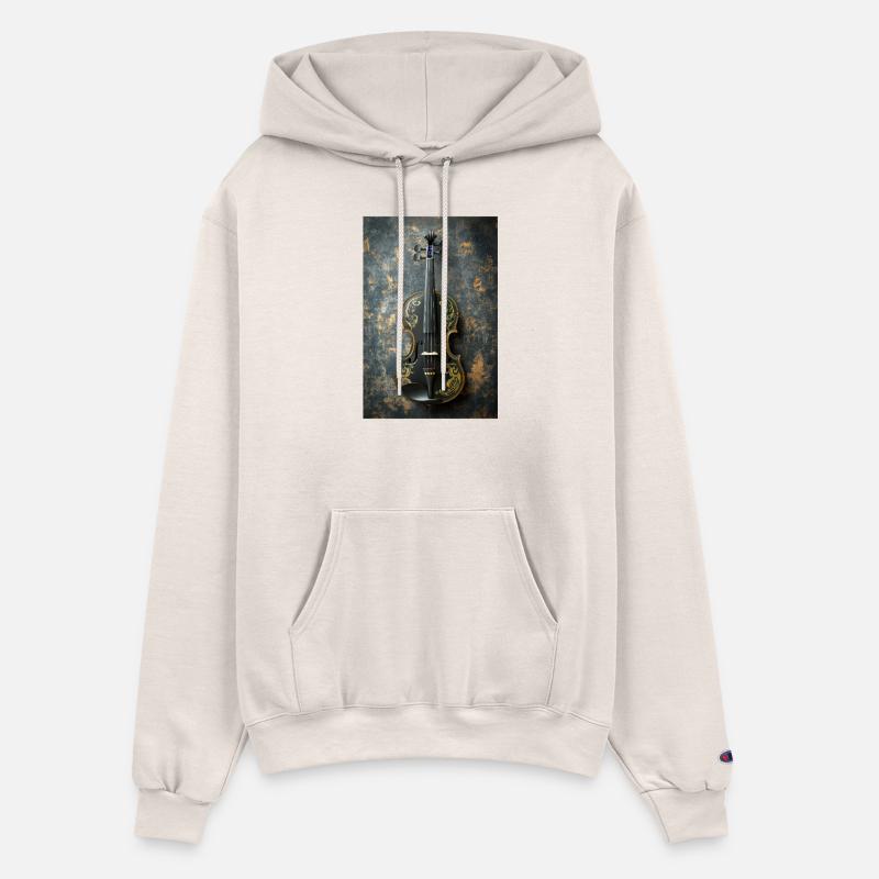 Elegant Black and Gold Violin