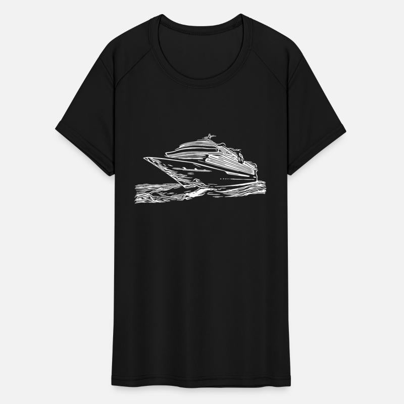 Elegant Cruise Ship On The World's Seas