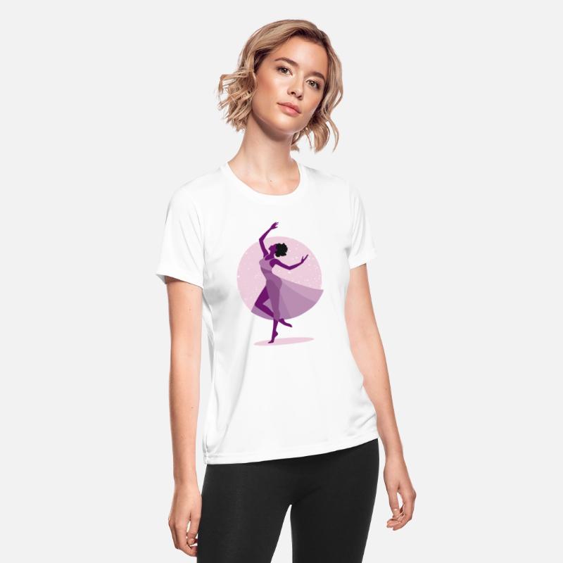 Elegant Dance Silhouette in Lilac Palette