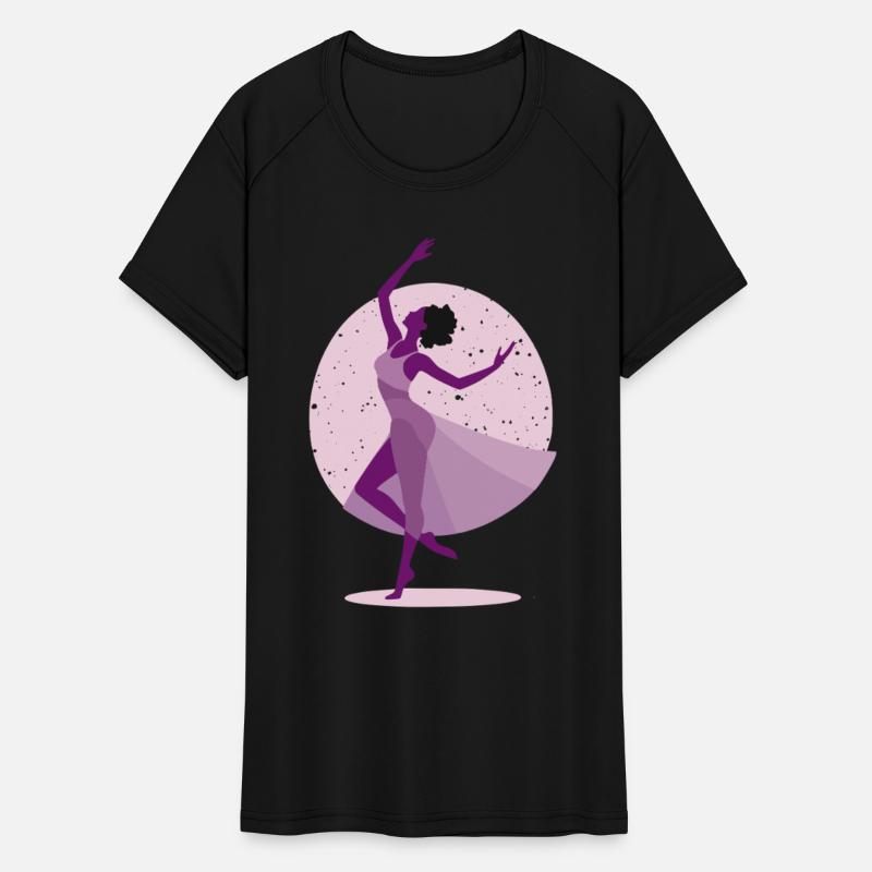Elegant Dance Silhouette in Lilac Palette