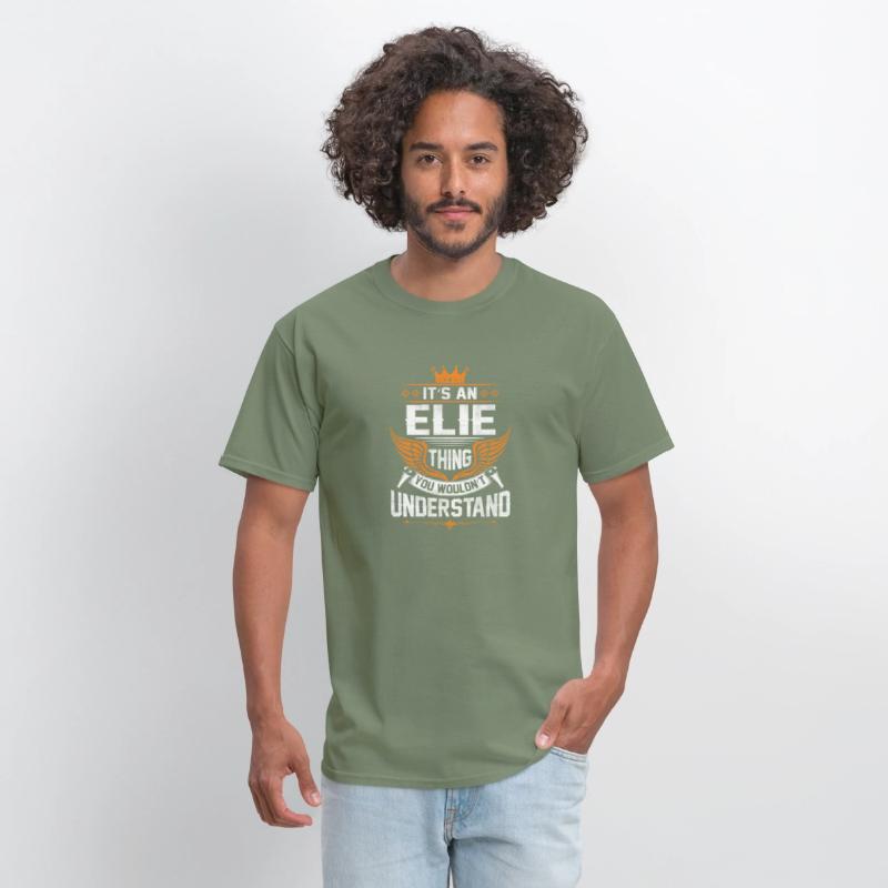 Elie Name T Shirt - Elie Things Name Gift Item Tee