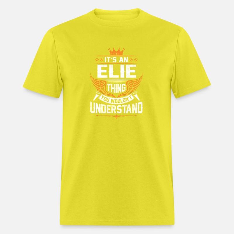Elie Name T Shirt - Elie Things Name Gift Item Tee
