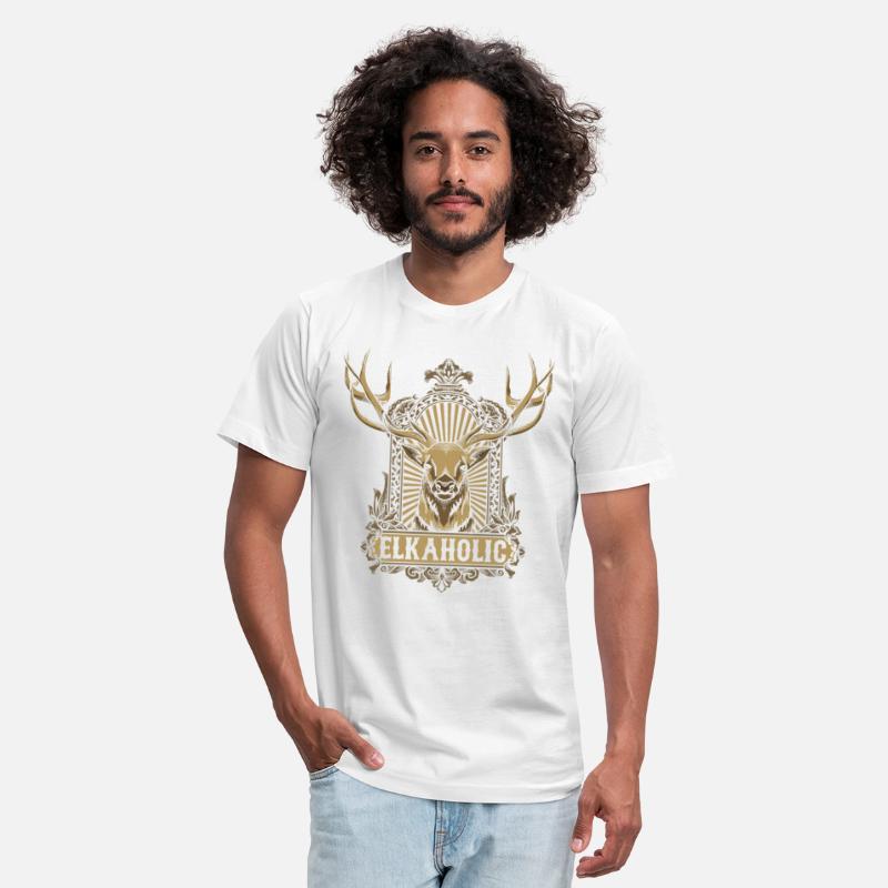 Elkaholic American Deer Hunter Patriotic T-SHIRTS