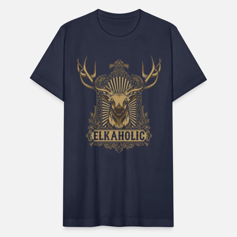 Elkaholic American Deer Hunter Patriotic T-SHIRTS