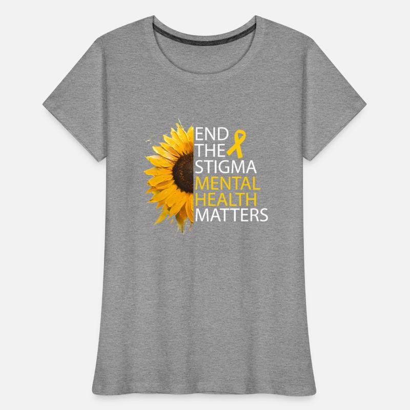 End The Stigma Mental Health Matters Sunflower