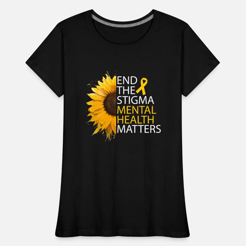 End The Stigma Mental Health Matters Sunflower