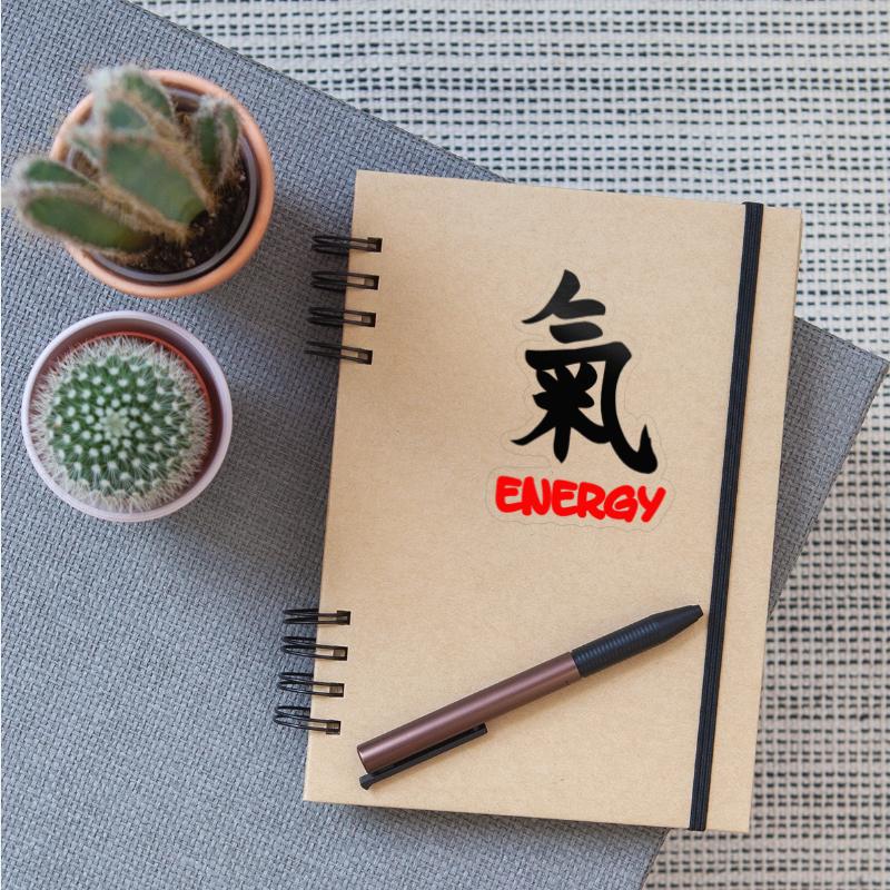 Energy kanji character with text 'Energy'