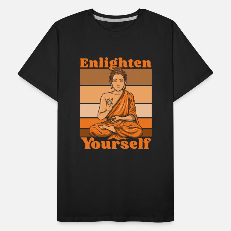 Enlighten Yourself Buddhist Statue Symbol Priest