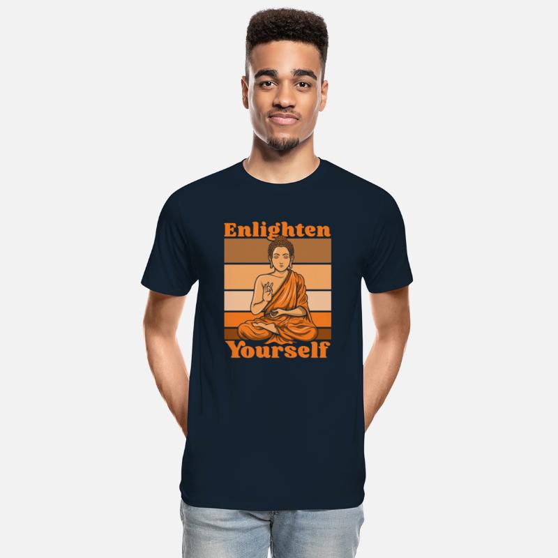 Enlighten Yourself Buddhist Statue Symbol Priest
