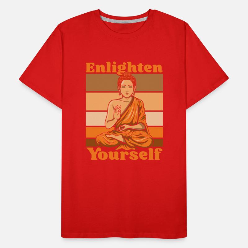 Enlighten Yourself Buddhist Statue Symbol Priest