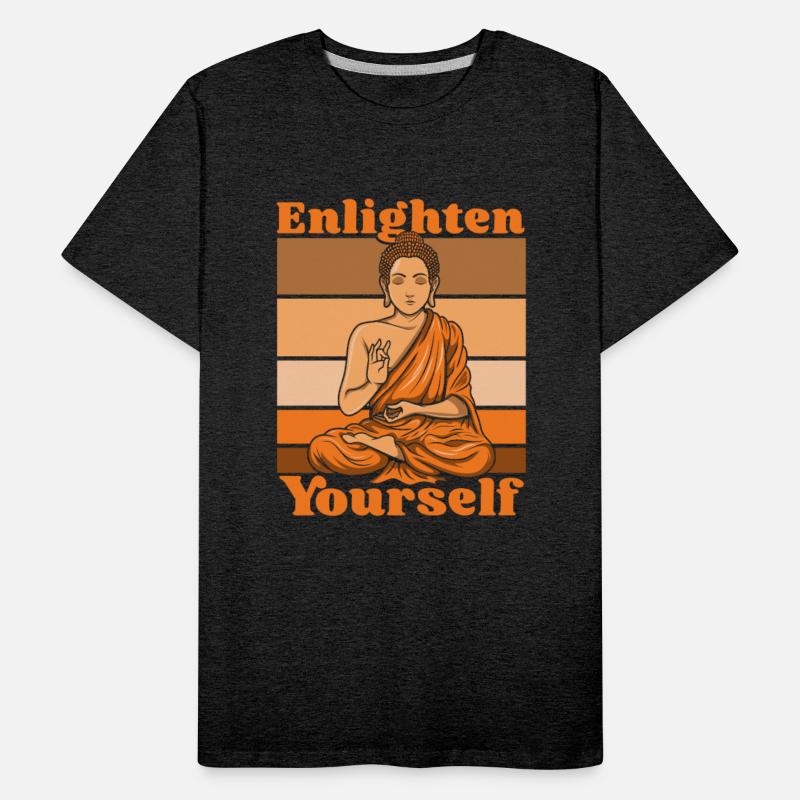 Enlighten Yourself Buddhist Statue Symbol Priest