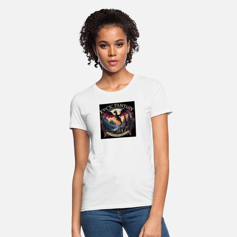 Epic Fantasy Dragon Castle Illustration