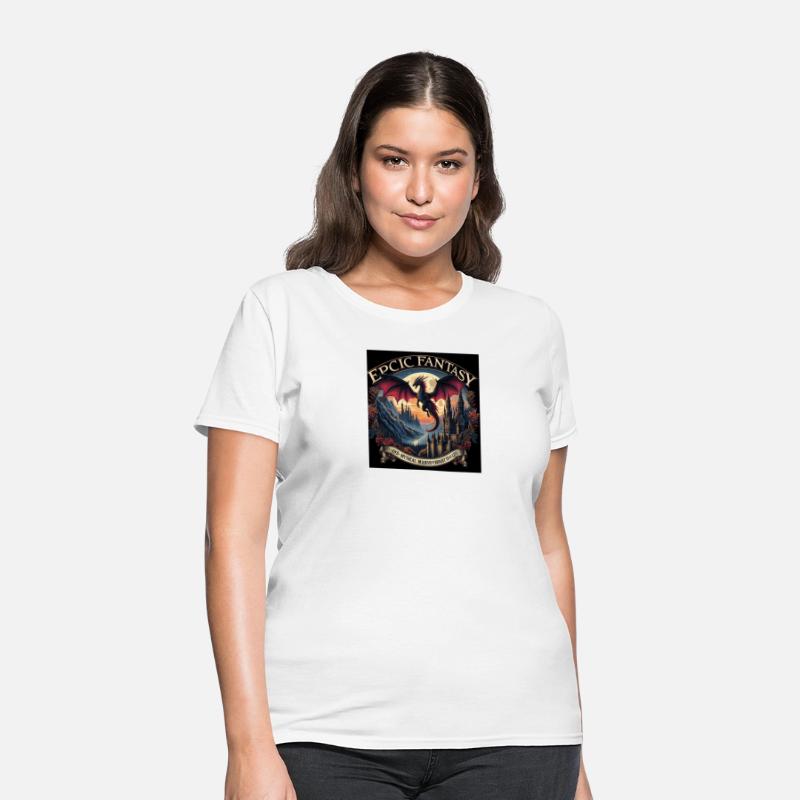 Epic Fantasy Dragon Castle Illustration