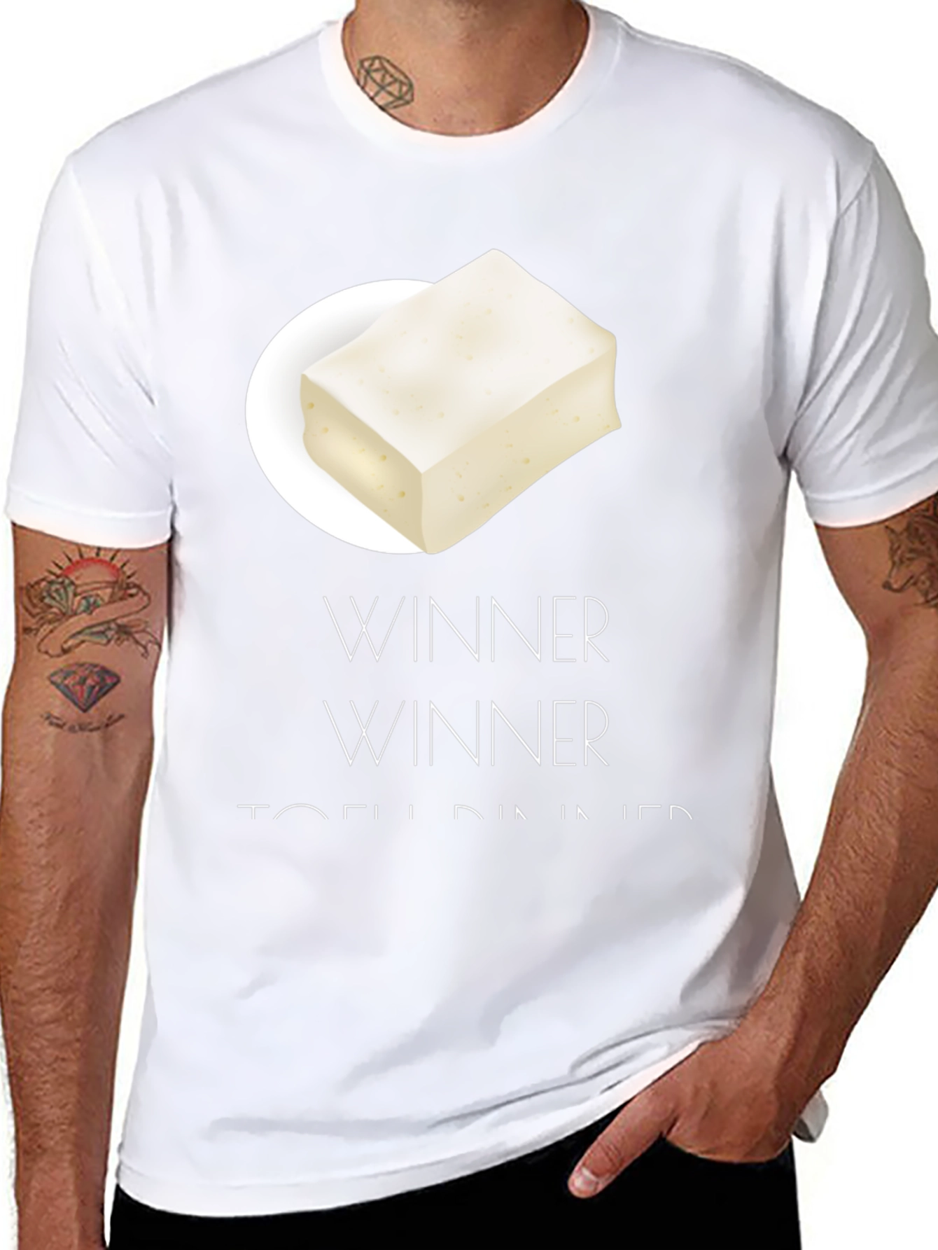Winner Tofu Dinner Graphic T-Shirt
