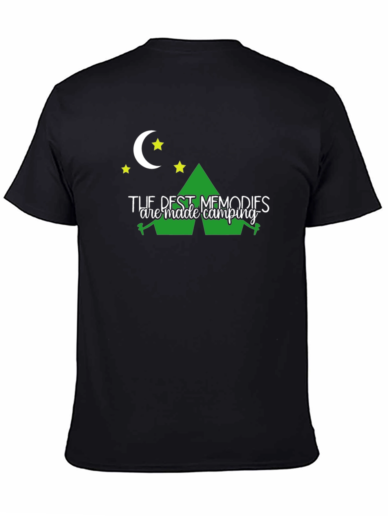 Camping Memories Black T-Shirt