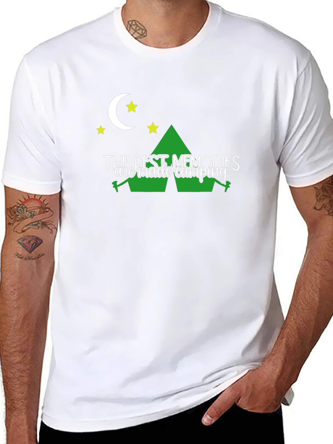 Camping Memories Black T-Shirt